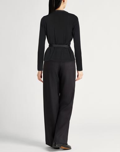 Woman Top Black Size 1 Lyocell, Cotton