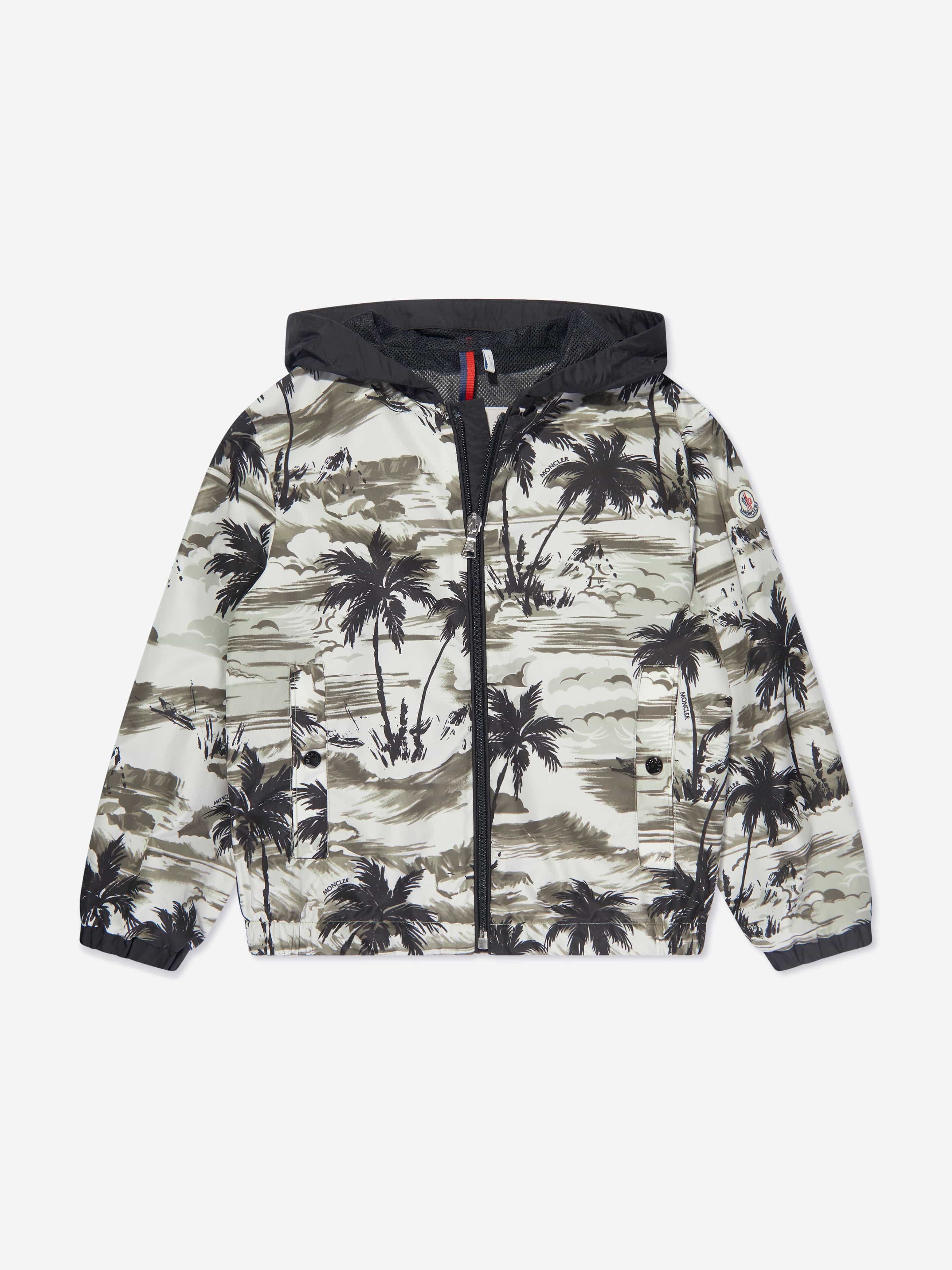 Boys Palm Tree Keenan Jacket in Green