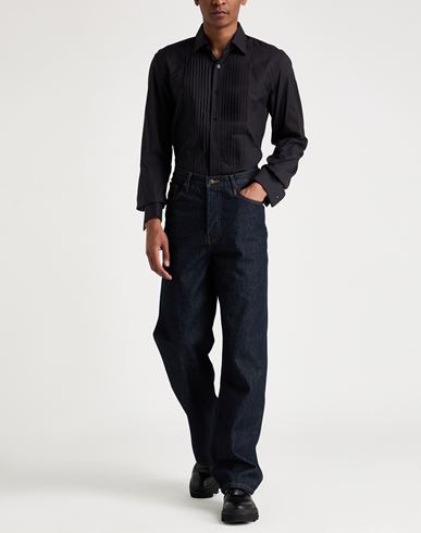 Man Shirt Black Size 15 ½ Cotton
