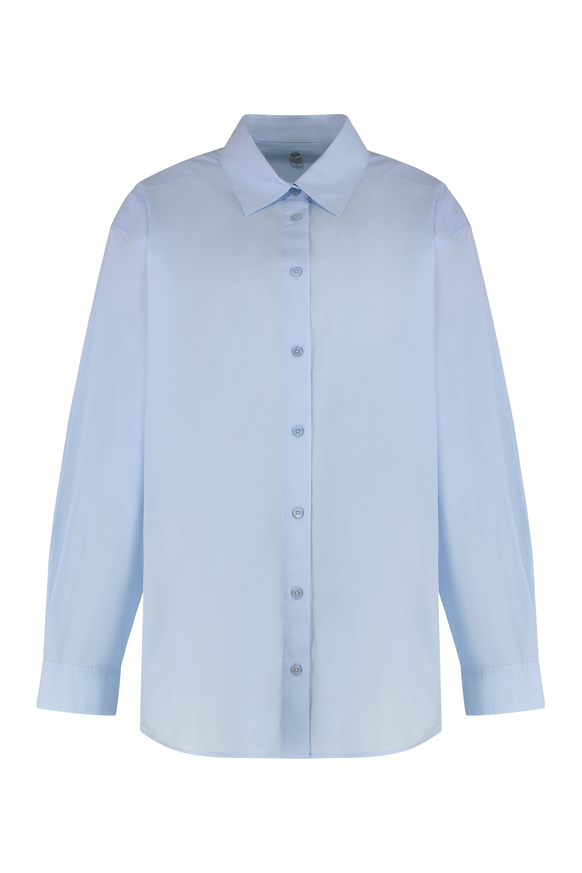Totême Cotton Long-Sleeve Button-Front Shirt