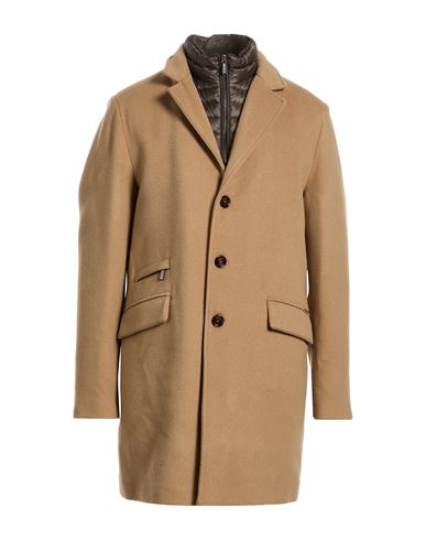 Man Puffer Camel Size 48 Wool, Cashmere, Virgin Wool