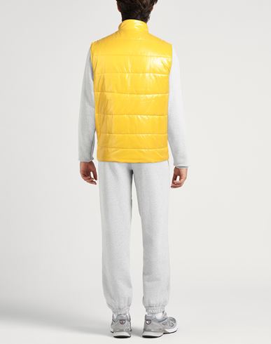 Man Vest Yellow Size 40 Polyamide