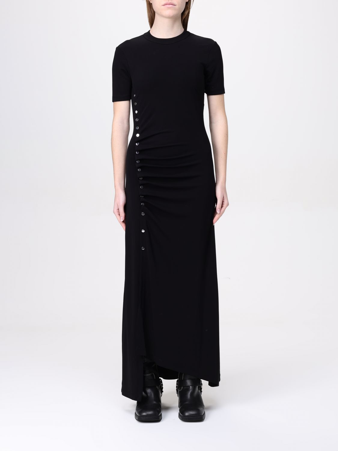 Pleated dress - Black