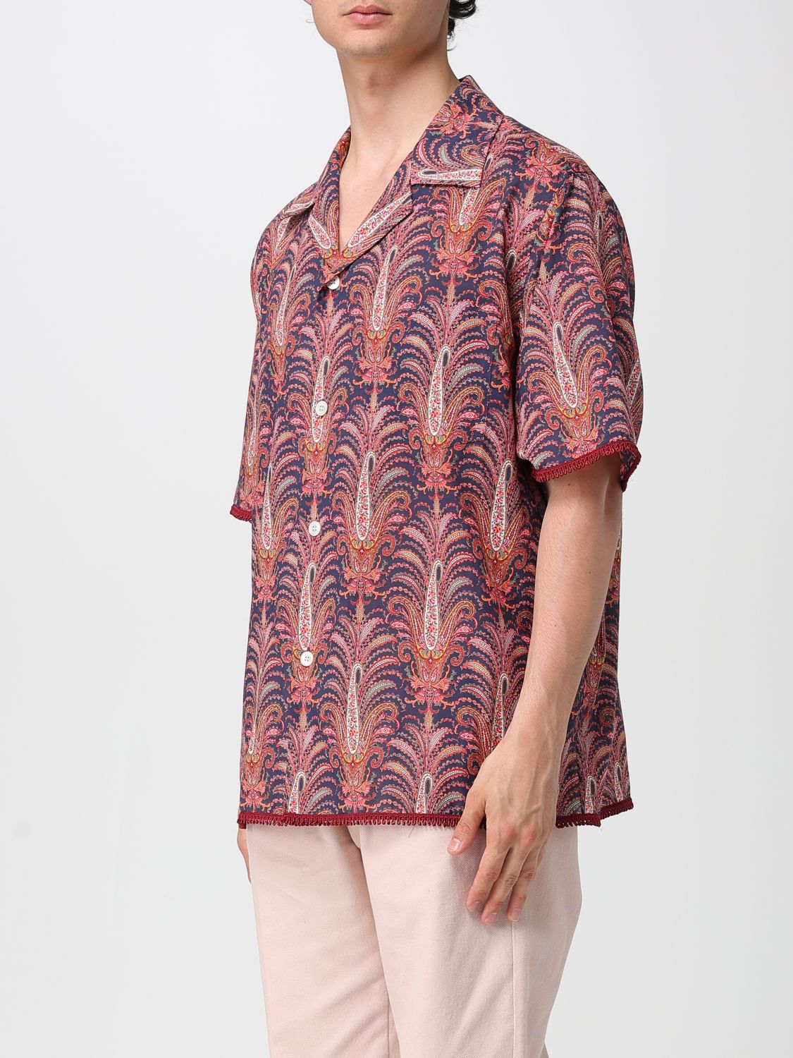 Shirt VALENTINO Men color Burgundy