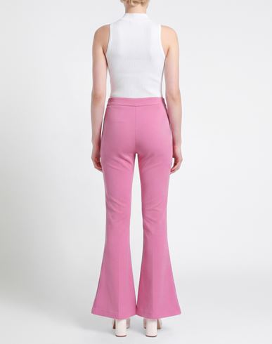 Woman Pants Pink Size 4 Viscose, Polyester, Elastane