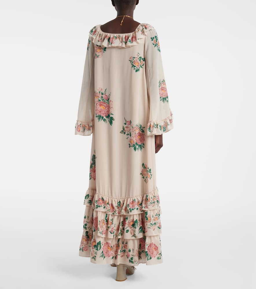 Chloé Floral silk crêpe de chine maxi dress