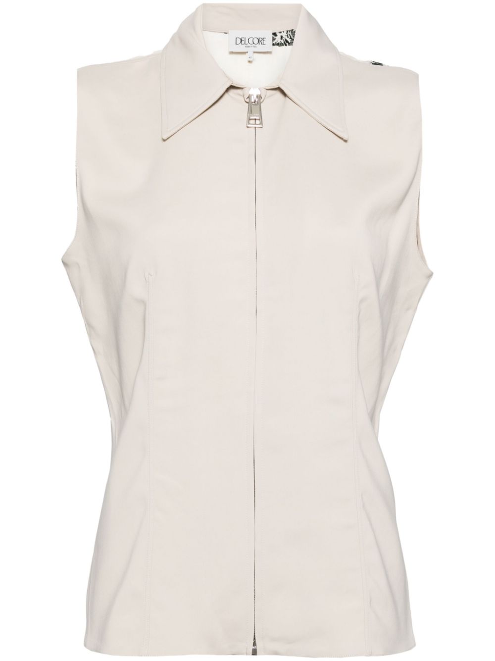 Classic collar vest - Neutrals