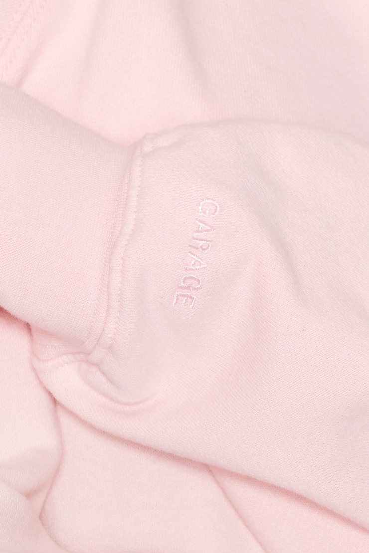 SoftTerry™ Raw-Edge Off Shoulder Sweatshirt - Pink - Women Clothing
