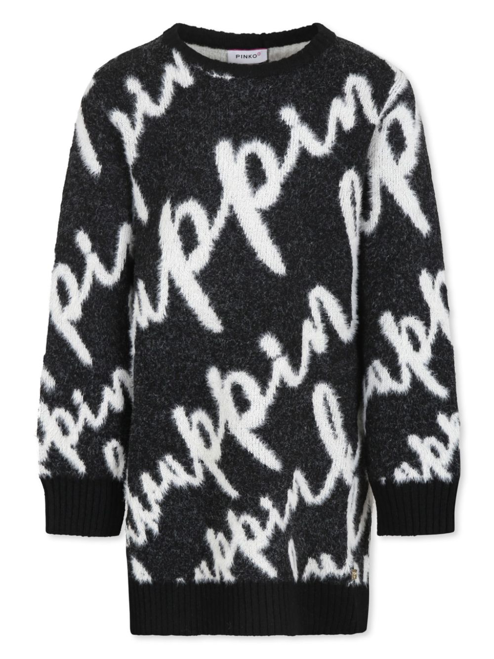 Knitted dress - Black
