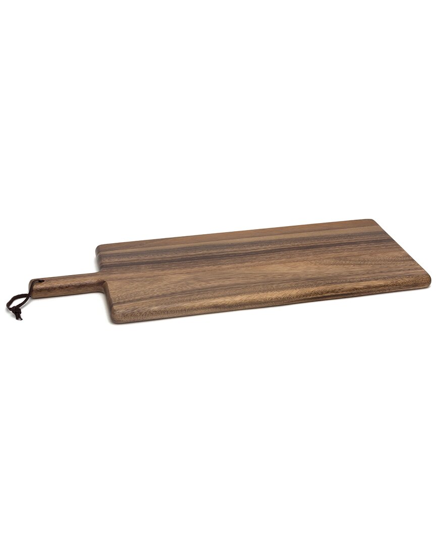 International Acacia Paddle Board With Leather Tie