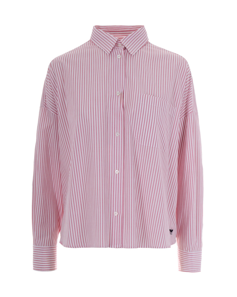 Pink Oversized Stripes Shirt