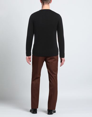 Man Sweater Black Size 40 Merino Wool