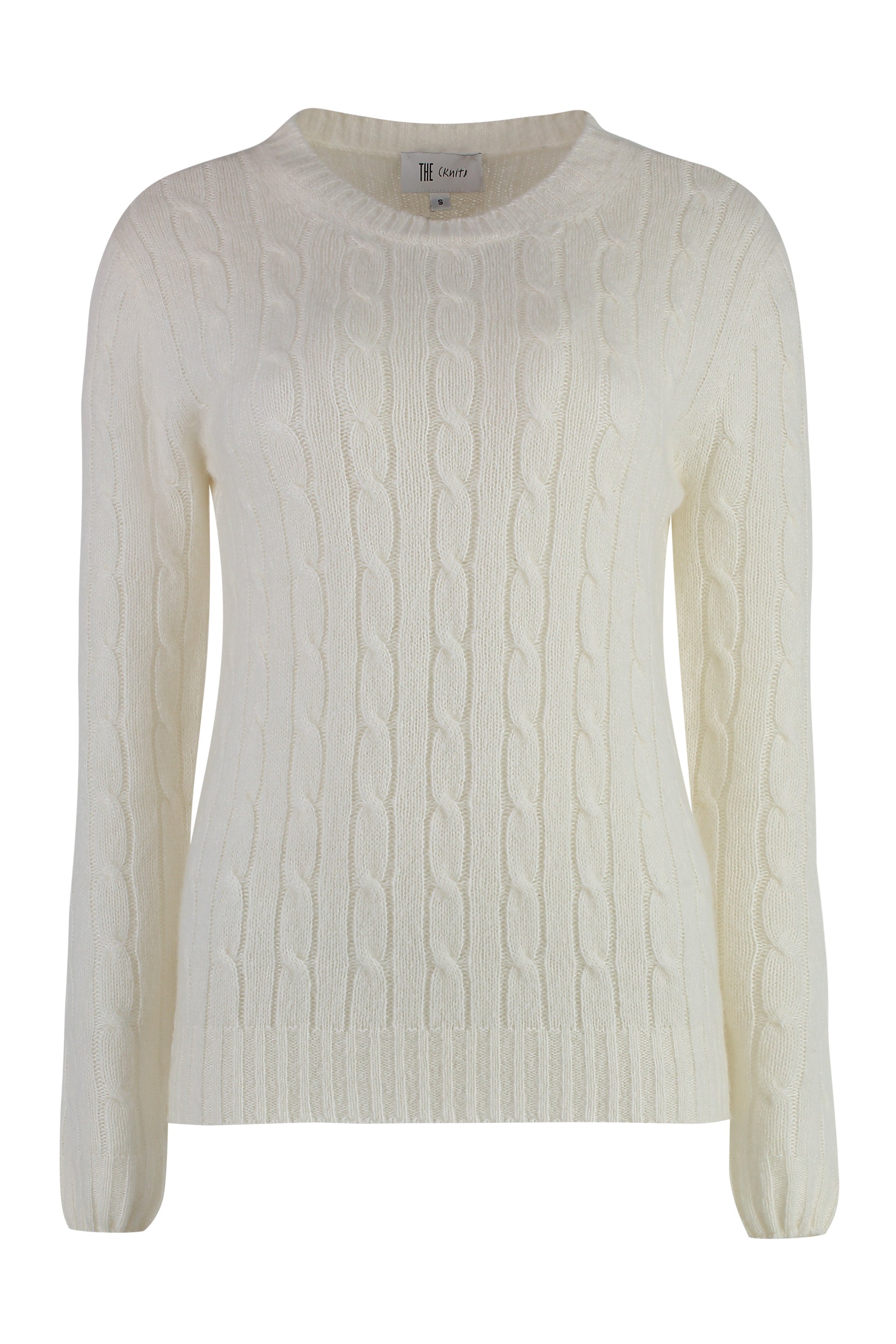 The (alphabet) Cashmere & Silk Cable-Knit Sweater