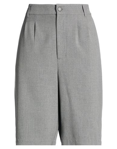 Woman Shorts & Bermuda Shorts Grey Size XS Polyester, Viscose, Elastane