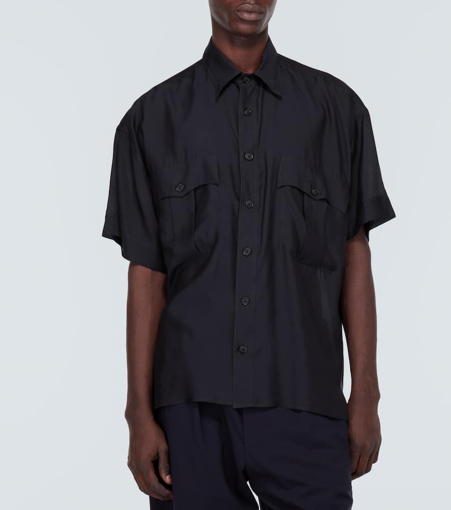 Jersey bowling shirt