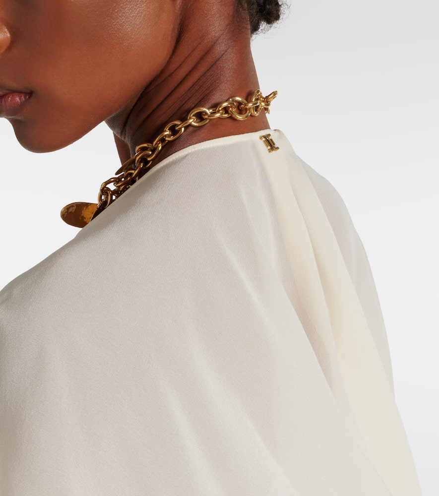 Chloé Silk chiffon midi dress