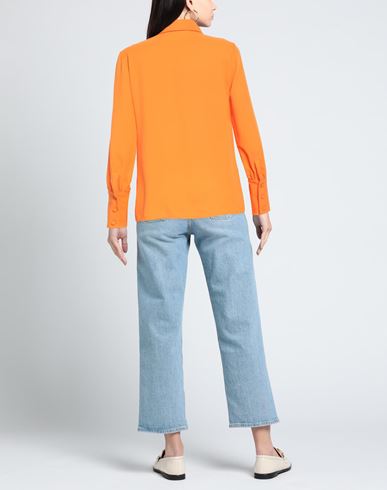 Woman Shirt Orange Size 4 Polyester