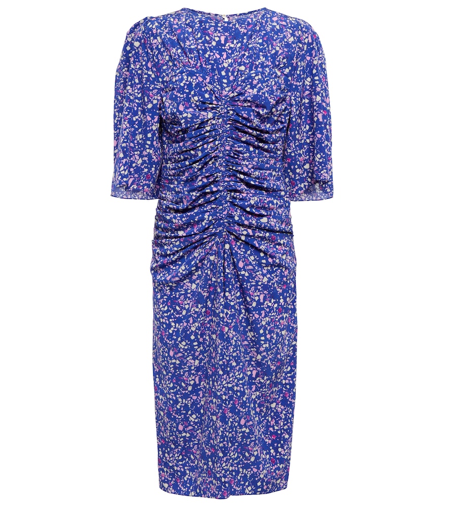Lurner silk-blend midi dress