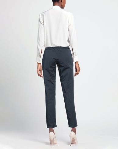 Cigala's Woman Pants Midnight blue Size 25 Cotton, Elastane