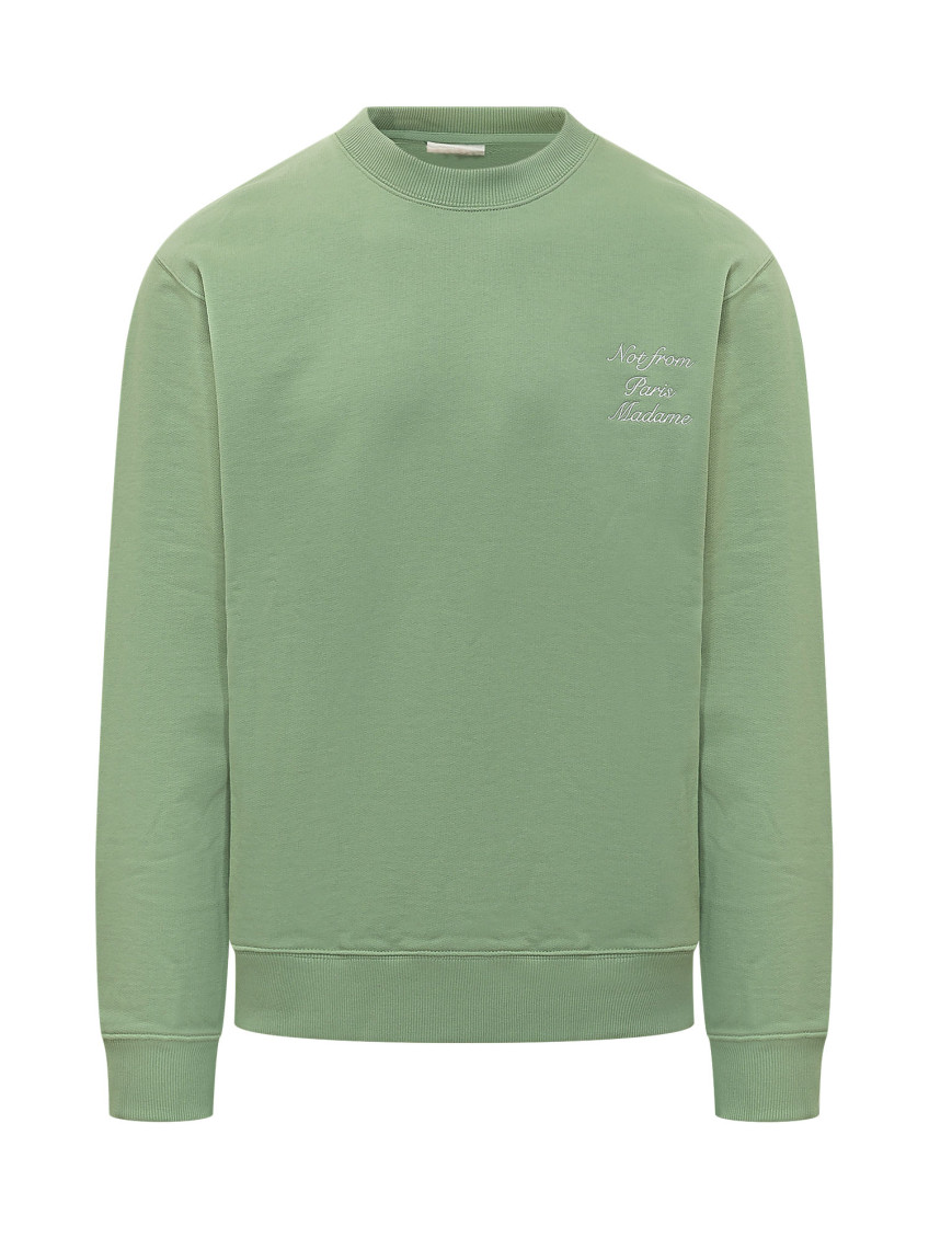 Green Crew Neck Sweatshirt