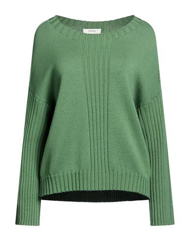Woman Sweater Green Size 6 Merino Wool