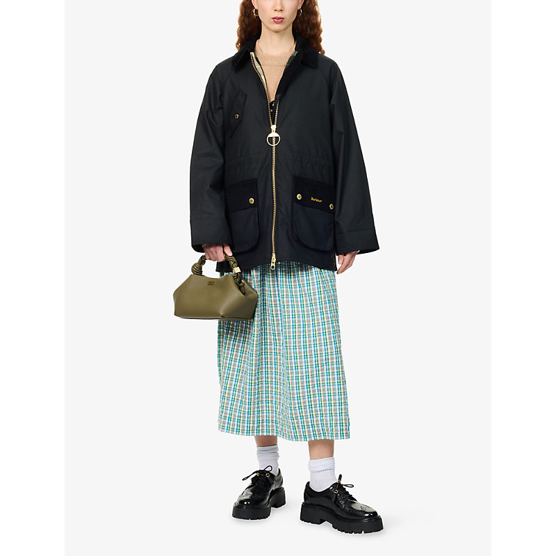 Womens Treeton Waxed-Cotton Jacket