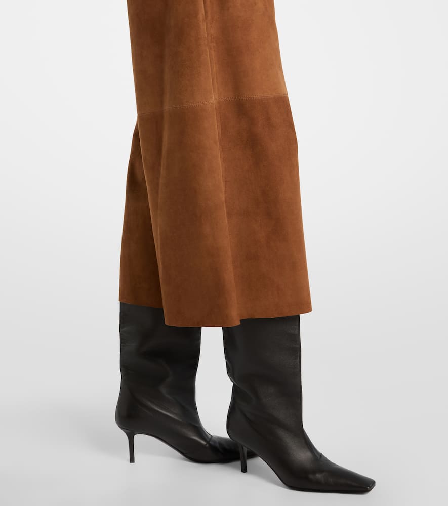 Suede culottes
