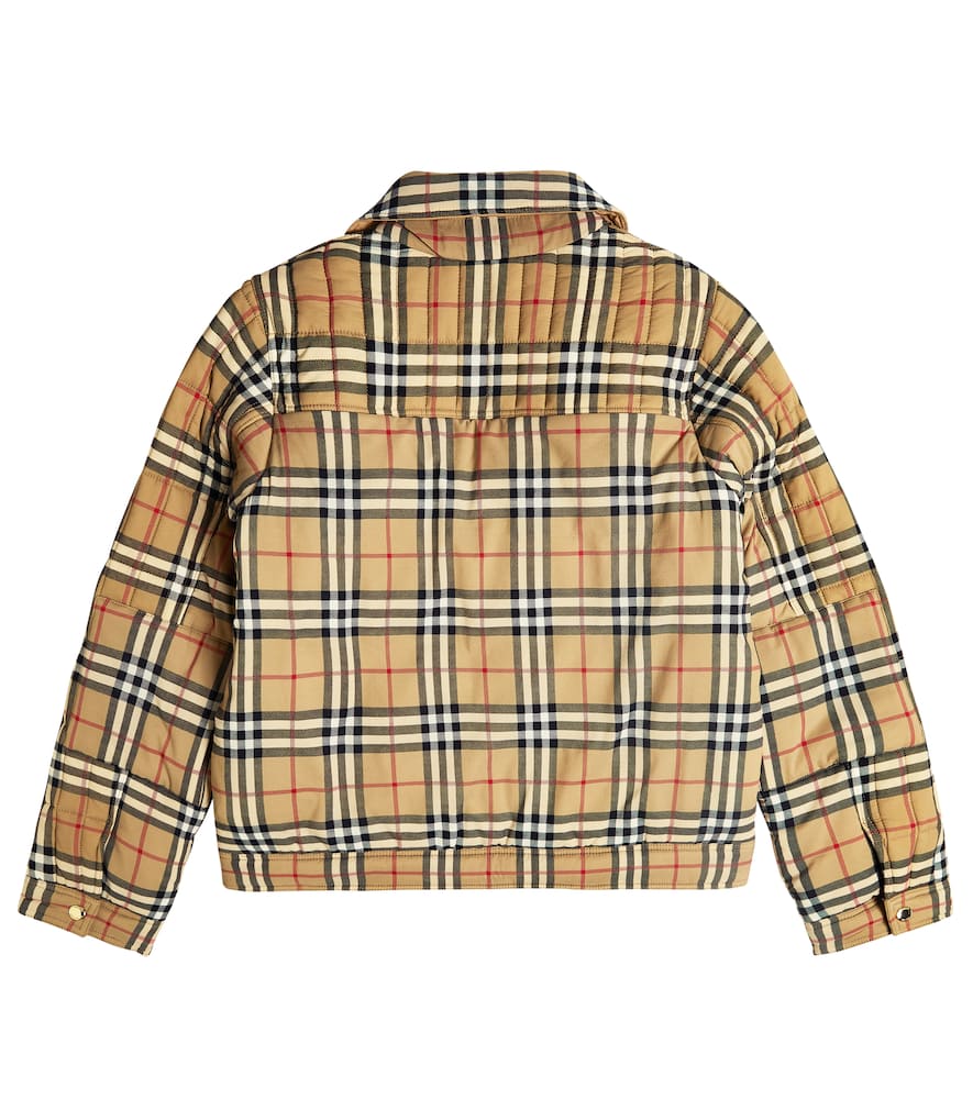 Burberry Kids Check windbreaker jacket