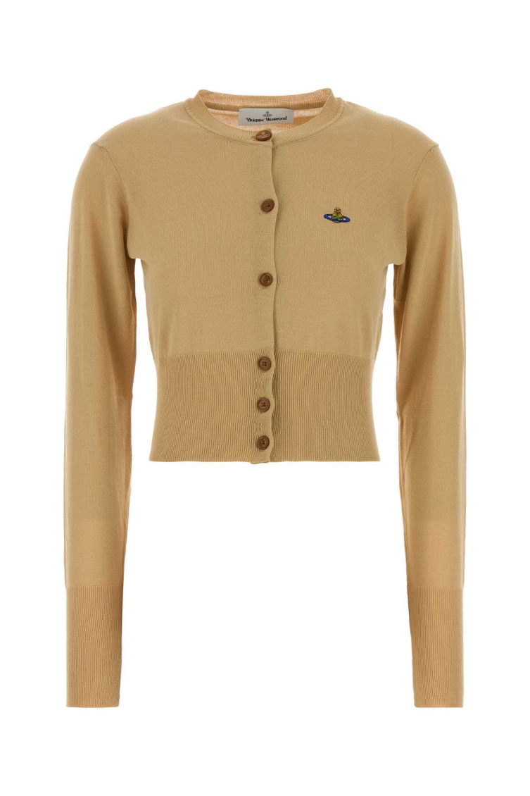 Camel Cotton Bea Cardigan
