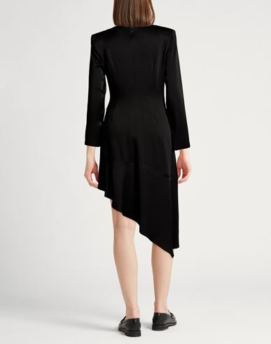 Woman Midi dress Black Size 8 Acetate, Viscose