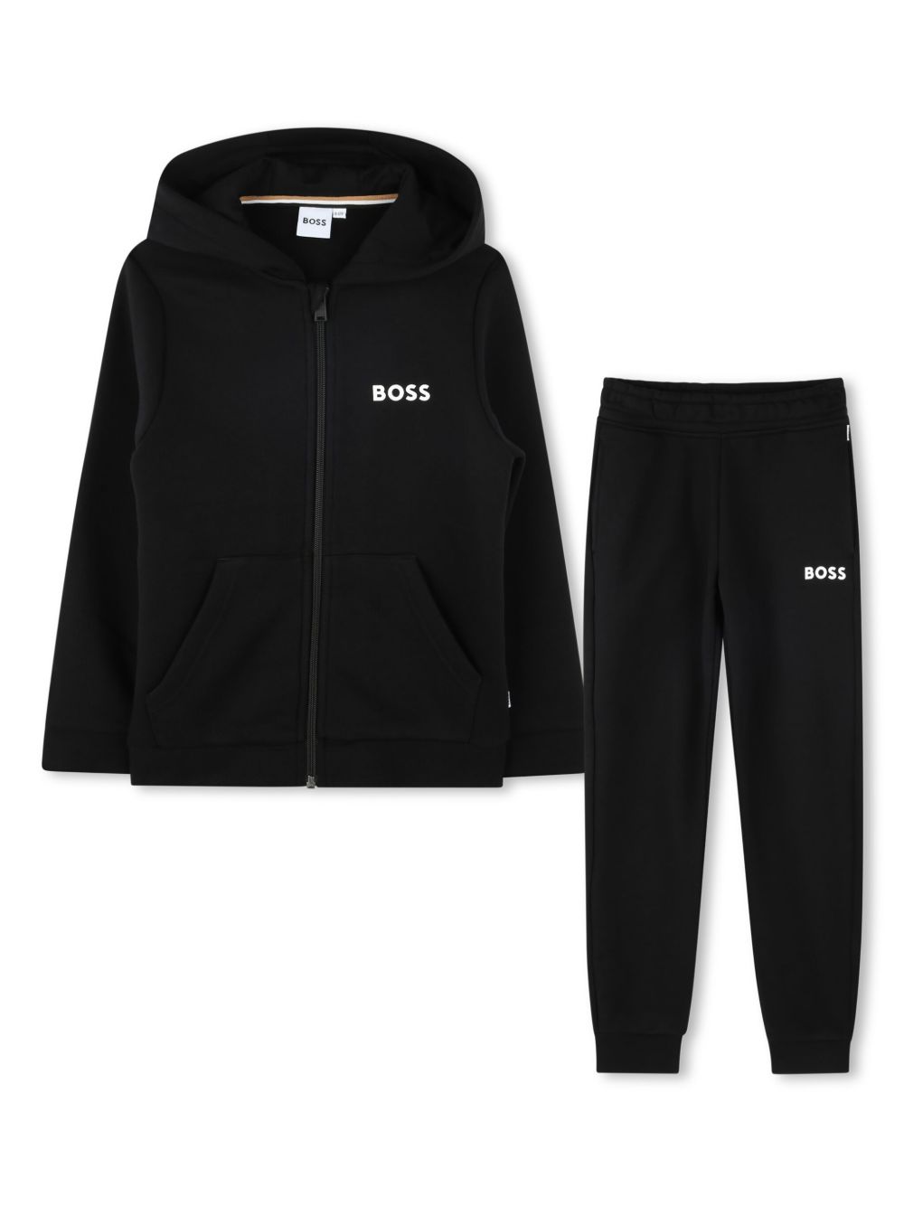 Logo-print tracksuit (set of three) - Black