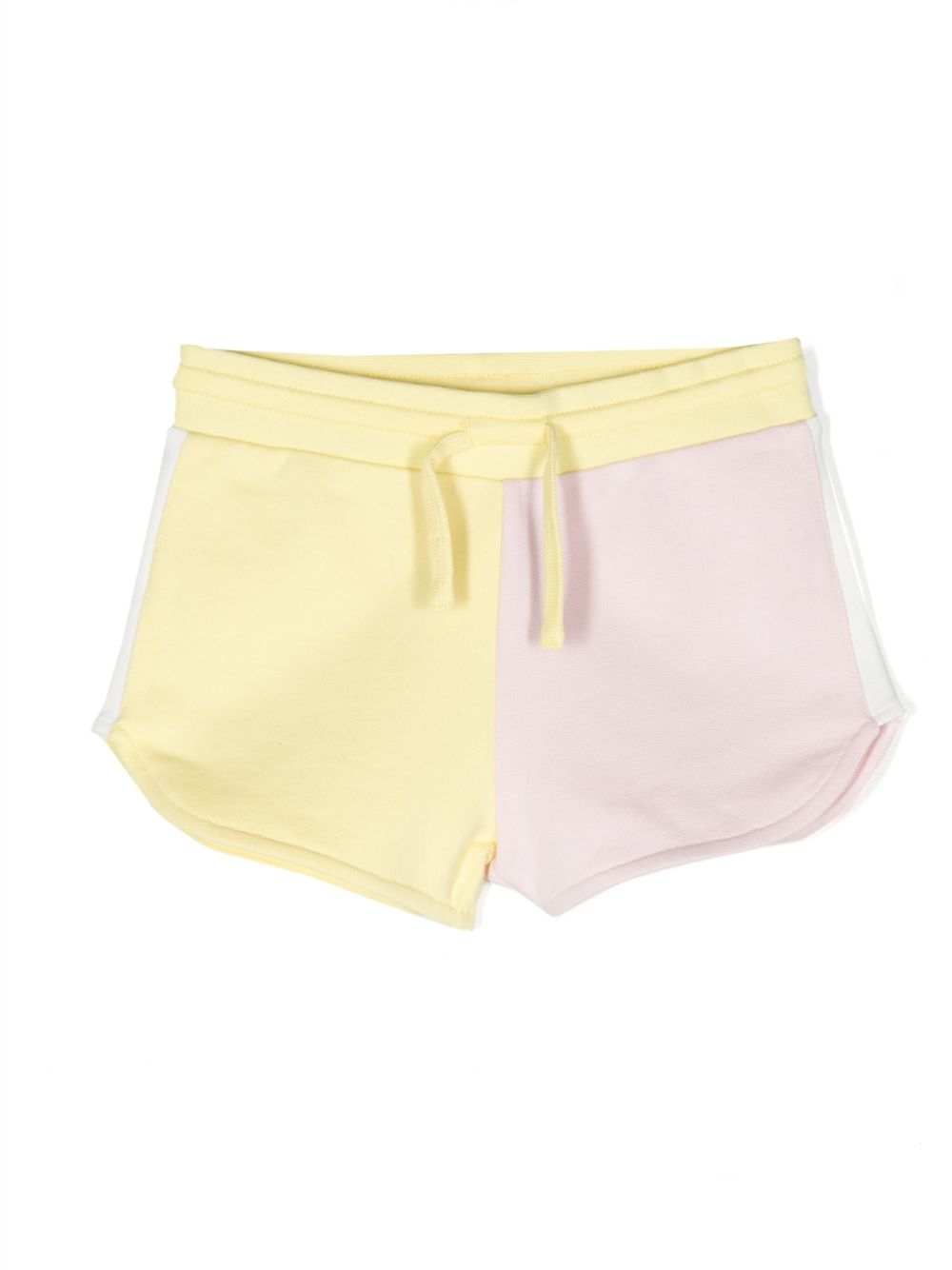 Two-tone cotton shorts - Pink