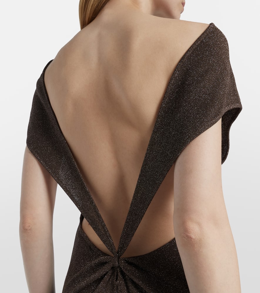 Eschimo pen-back maxi dress