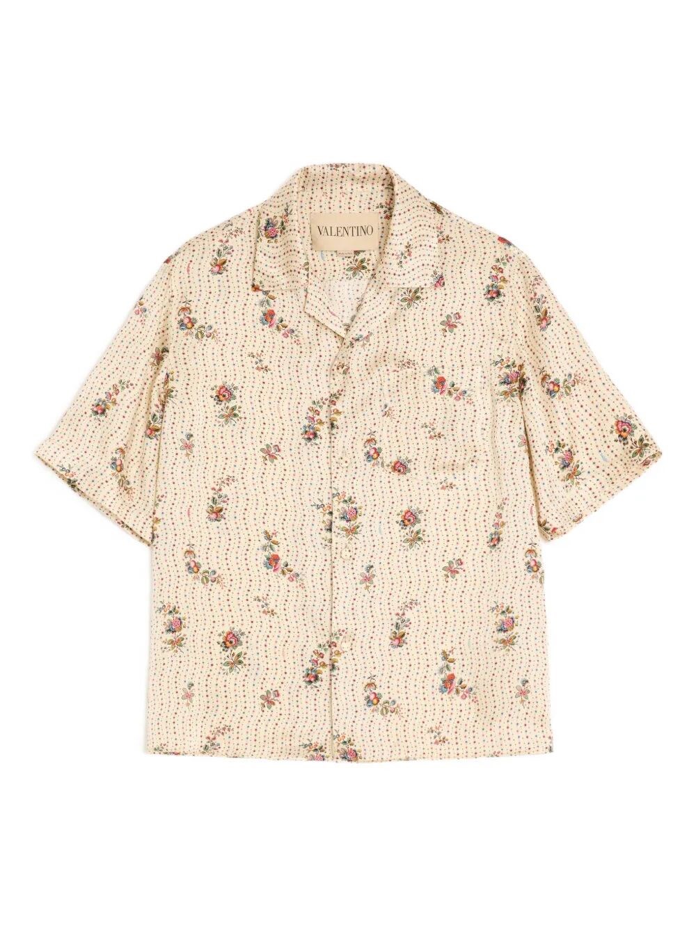 `Papier Floral` Bowling Shirt