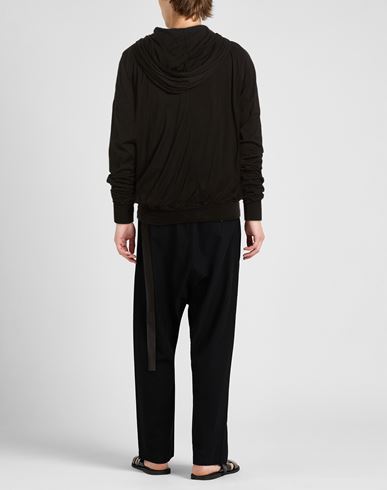 Man Sweatshirt Black Size S Cotton