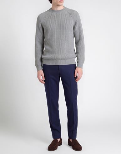 By Slowear Man Sweater Grey Size 40 Cashmere