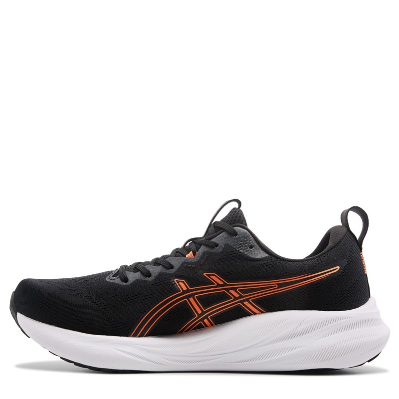 Men's Gel Pulse 15 Running Shoes (Black/White/Orange)