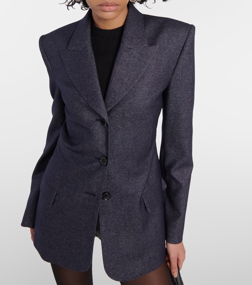 Wool-blend blazer