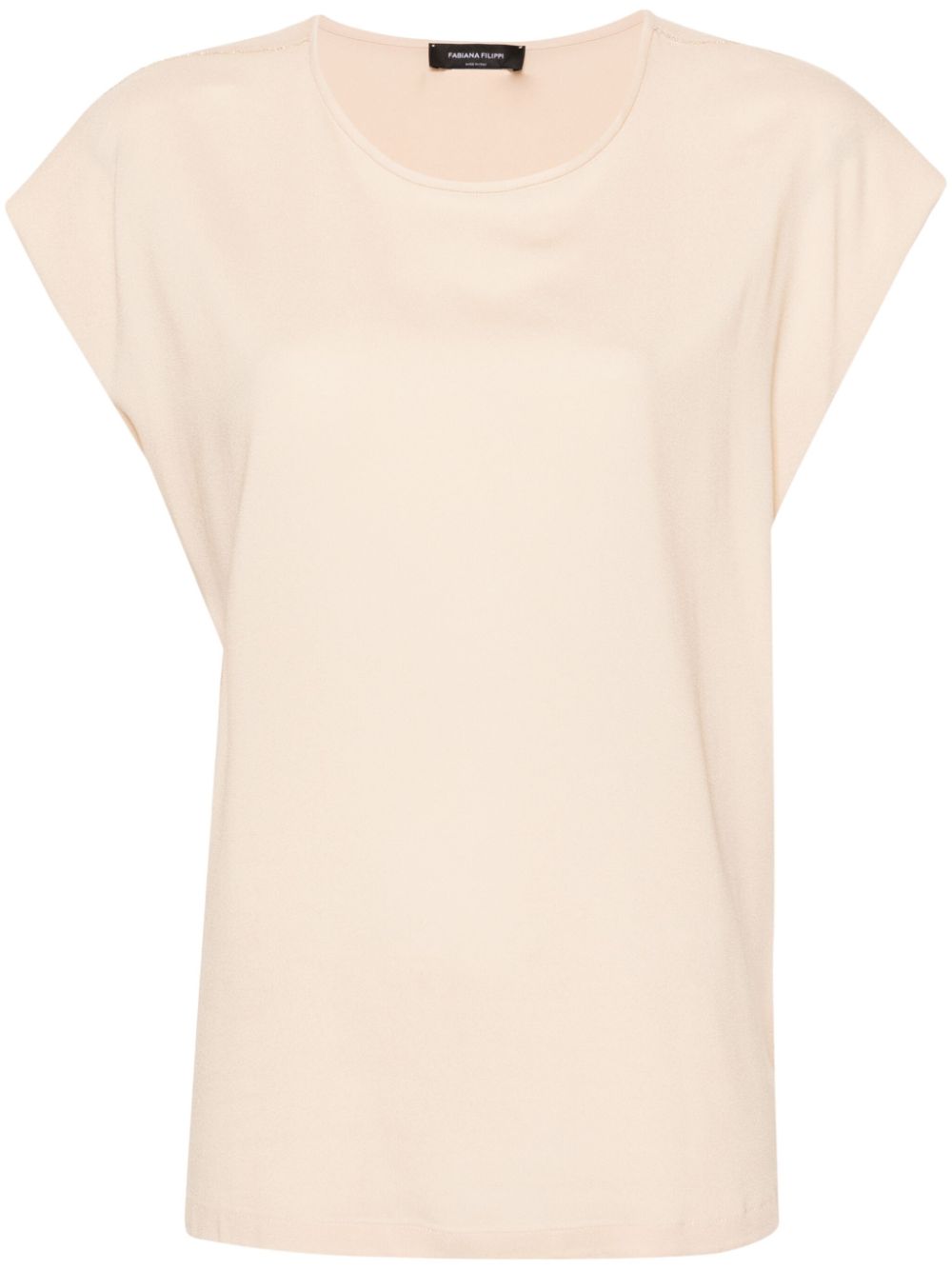 Sablé beaded-trim blouse - White