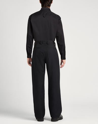 Man Shirt Black Size 36 Cotton, Polyamide, Elastane