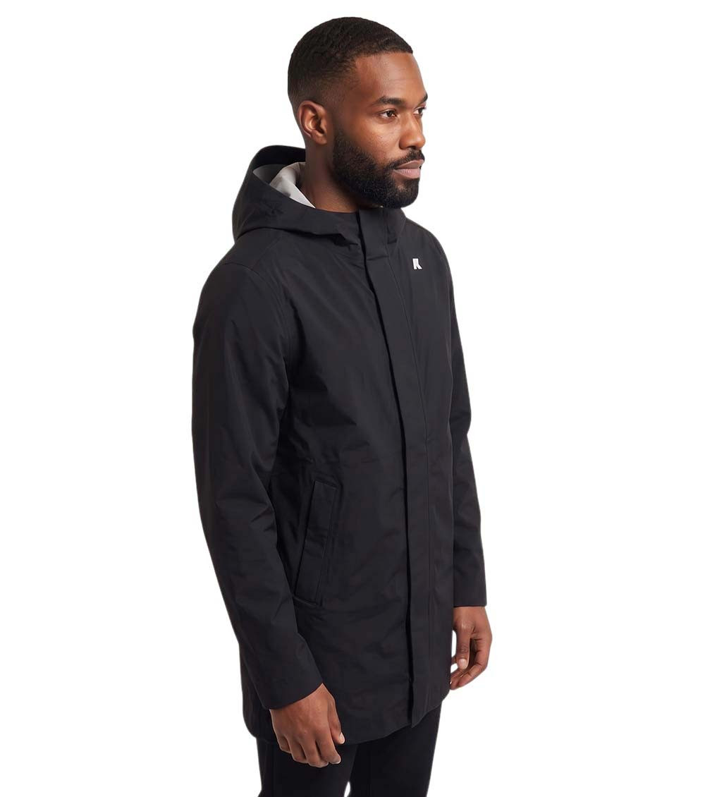 Black Hood Parka Jacket