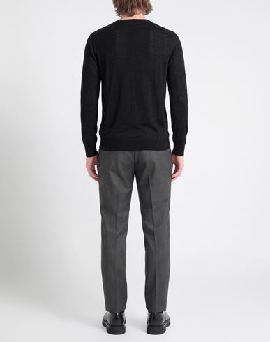 Man Sweater Black Size 44 Cashmere, Silk