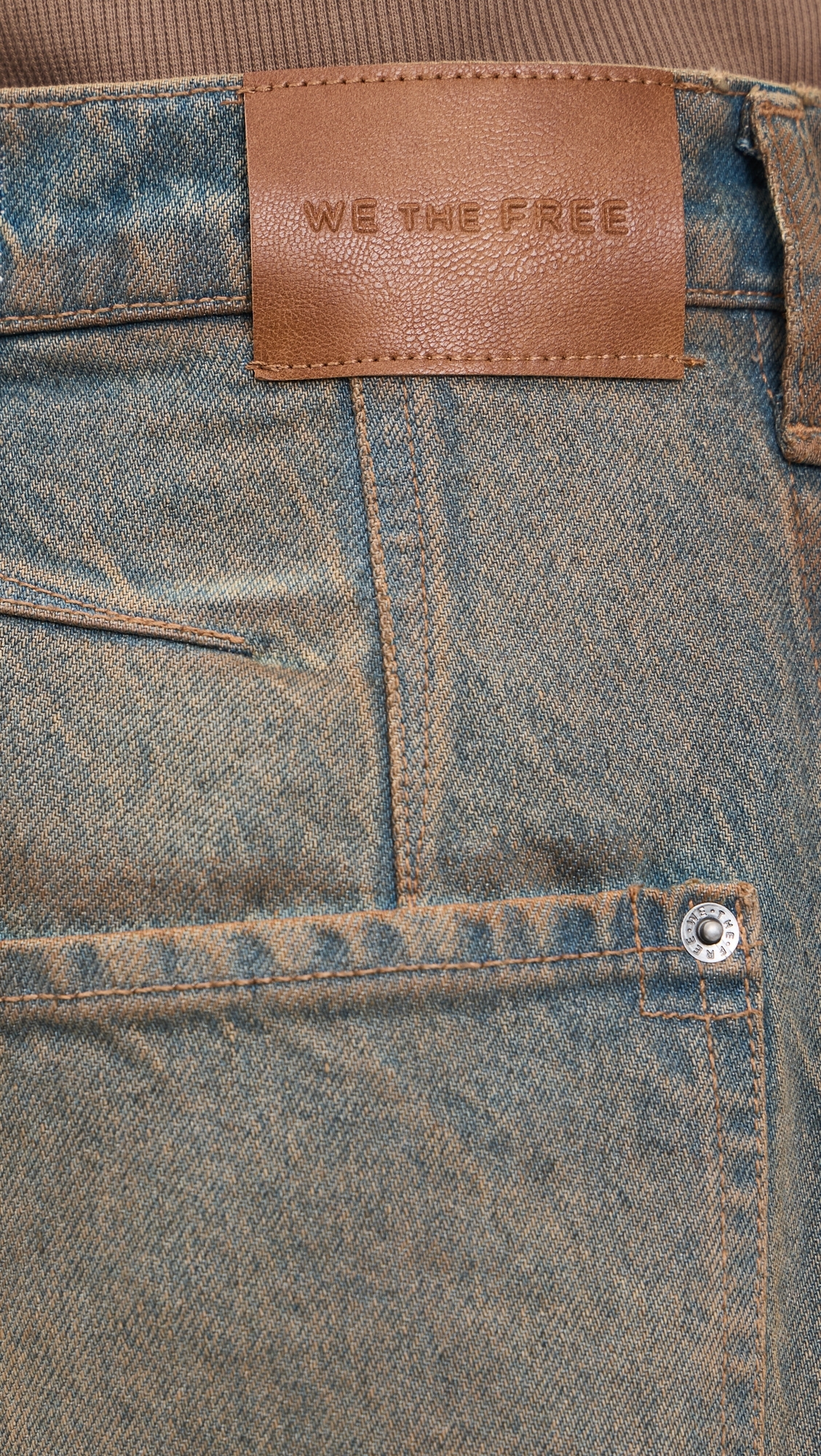 Good Luck Mid Rise Barrel Jeans Lost In The Desert