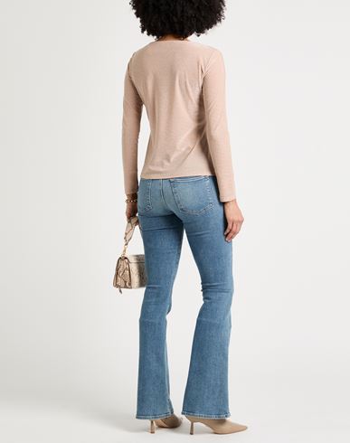 Woman Top Blush Size M Acetate, Polyamide, Metallic fiber