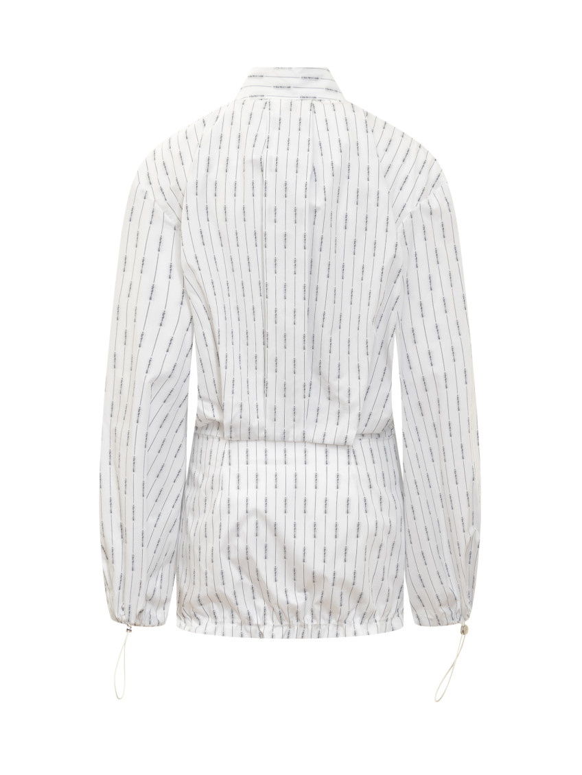 -Logoed Mini Dress Abiti Bianco-Donna