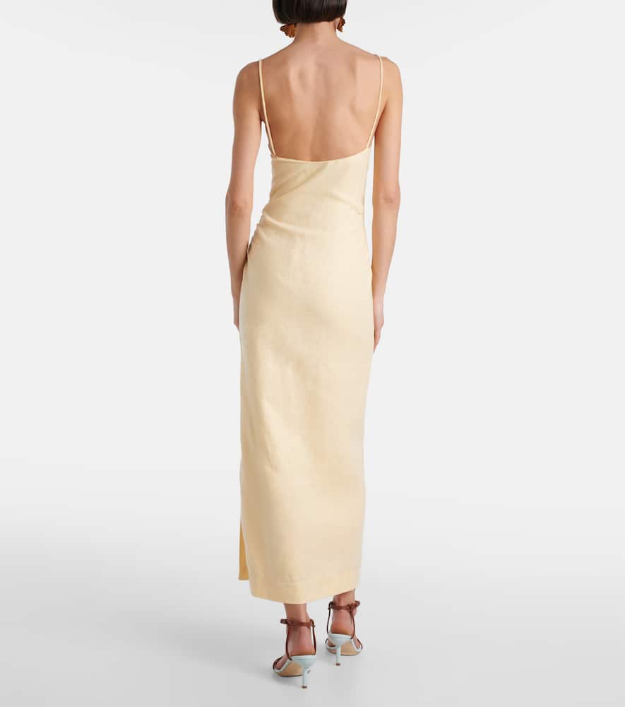 Tamara linen midi dress