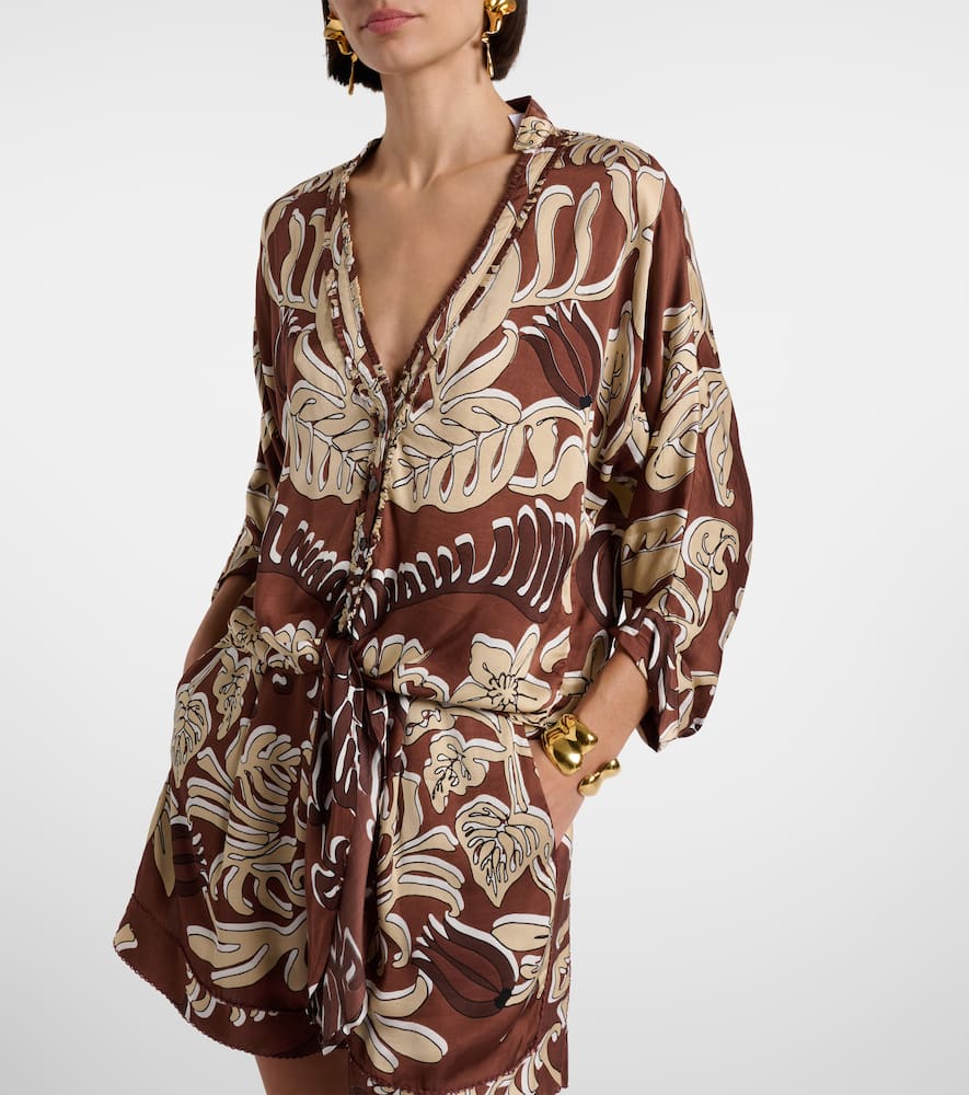Azia printed top