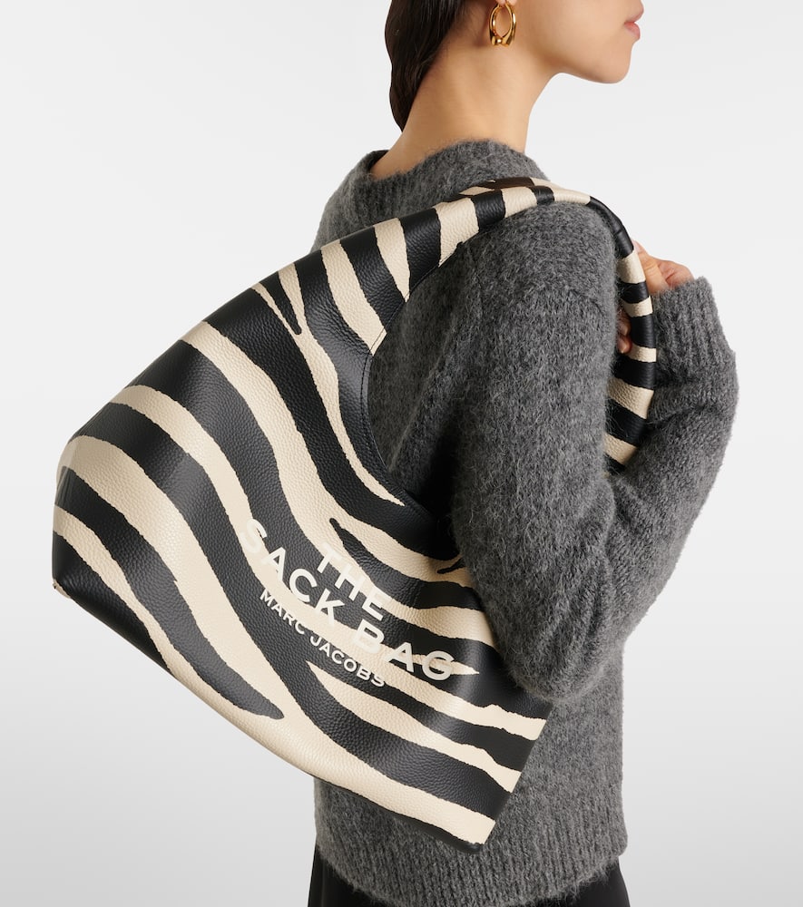 Marc Jacobs The Sack zebra-print leather shoulder bag