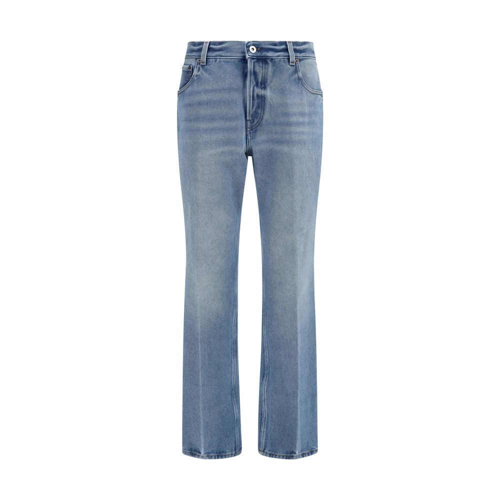 Relaxed-Fit Denim Jeans — Blue