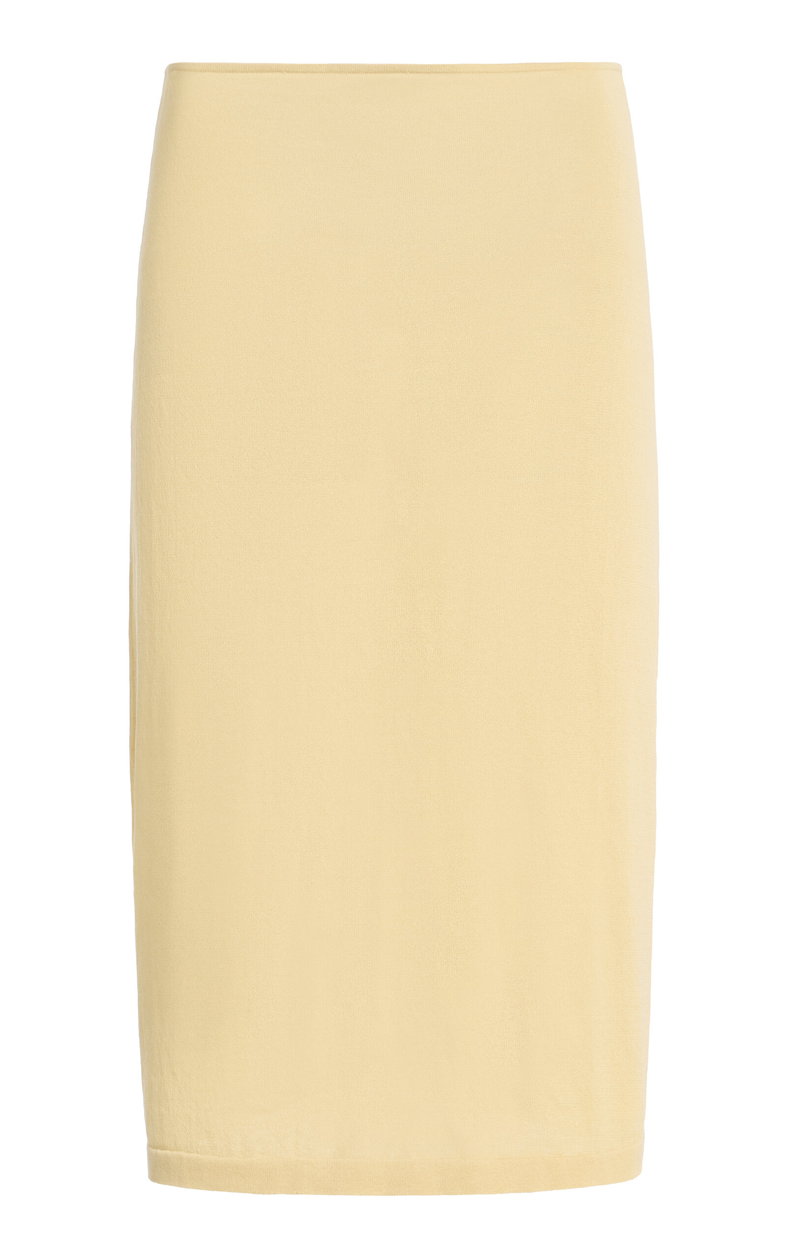Cotton-Blend Sheer Knit Midi Skirt - Moda Operandi